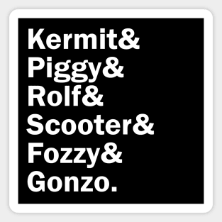 Funny Names x The Muppets Magnet